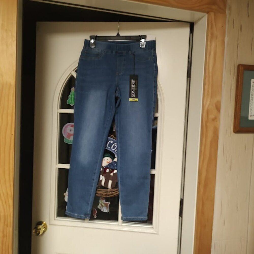 New Royalty For Me Easy Pull On Jeggings High Rise Skinny Size Women's Petite M